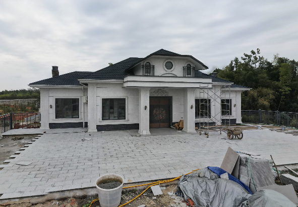 湘阴李府一层别墅全景展示