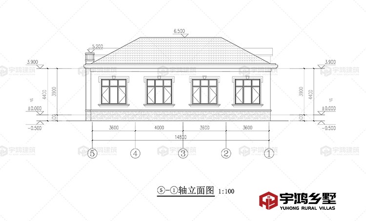 背面立面图