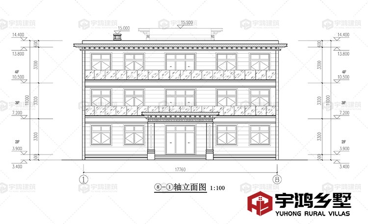 背面立面图