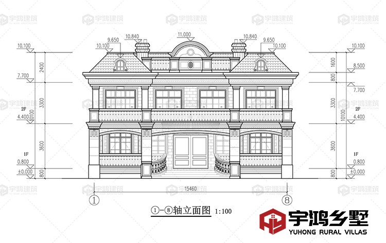 正面立面图