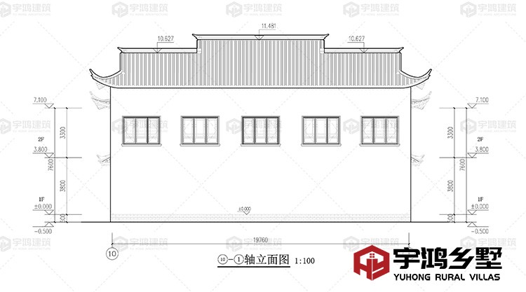 背面立面图