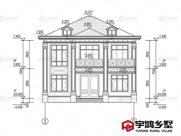 正面立面图
