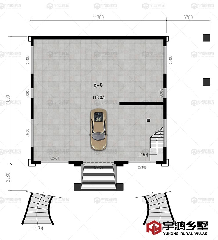 负一层：车库