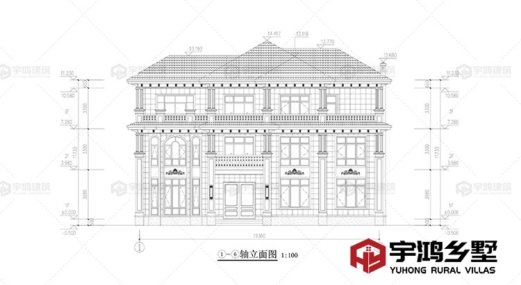 正面立面图