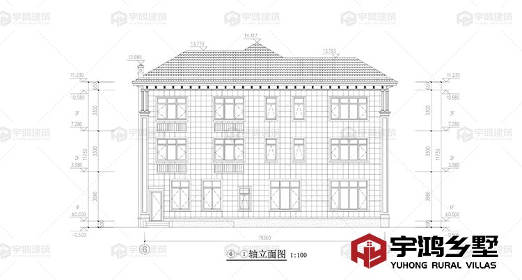 背面立面图