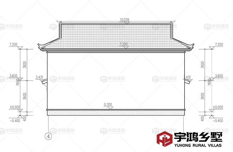 背面立面图