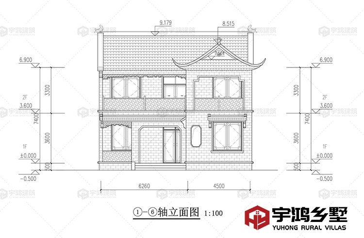 正面立面图