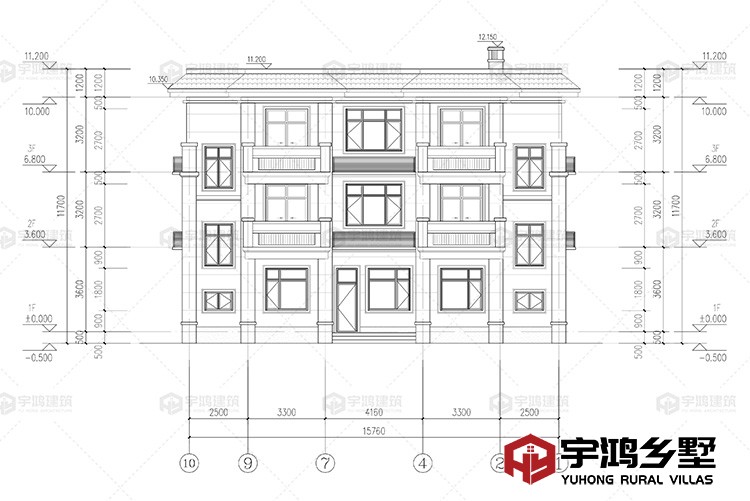 背面立面图