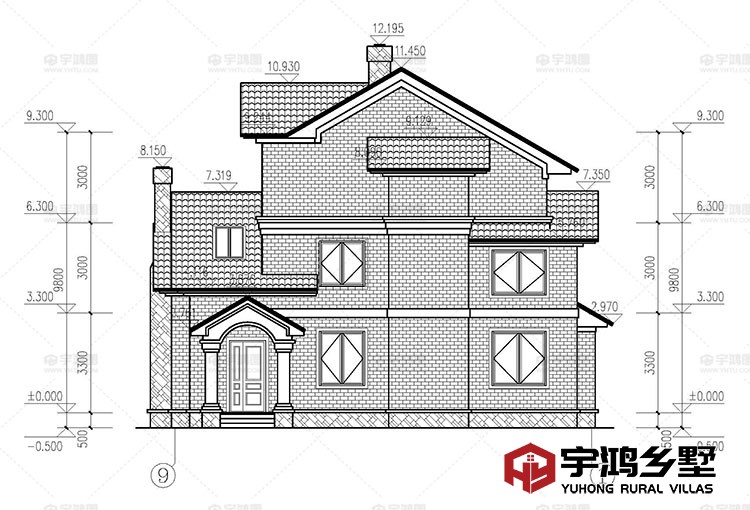 背面立面图