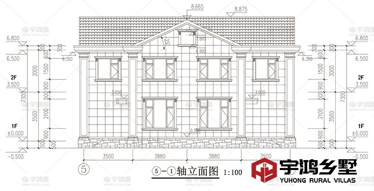 背面立面图