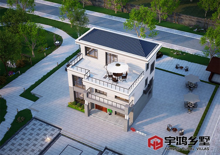 鸟瞰效果图