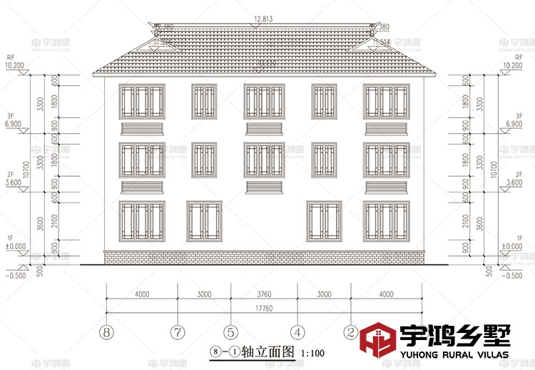 背面立面图