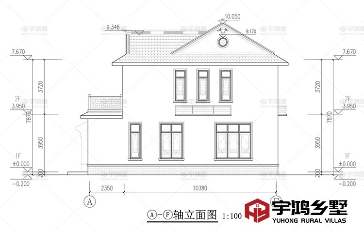 侧面立面图一