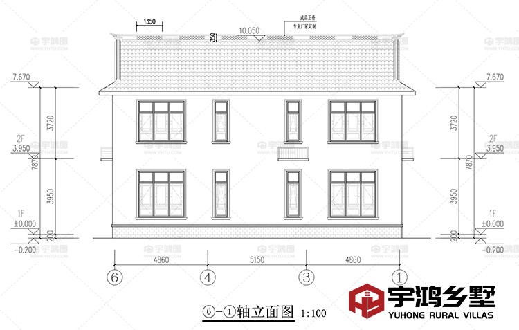 背面立面图