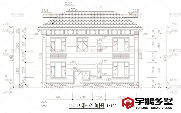 背面立面图