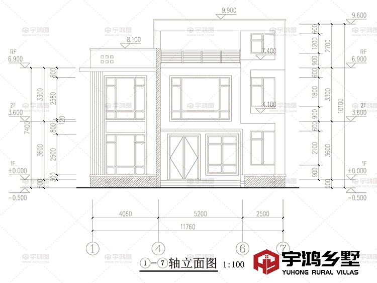 正面立面图
