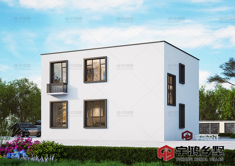 建筑效果图背面
