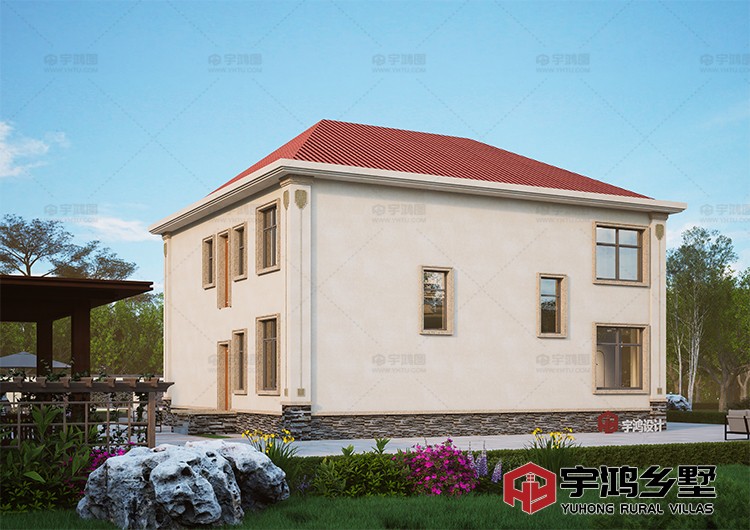 建筑效果图背面