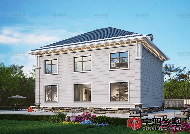 建筑效果图背面