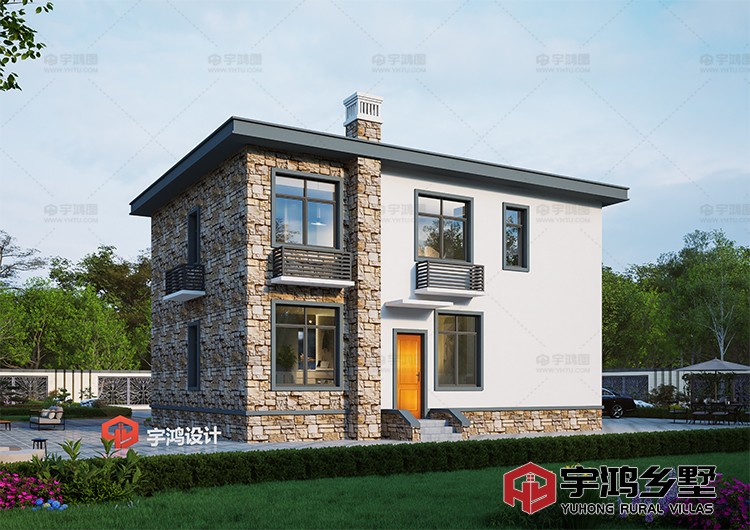 建筑效果图背面