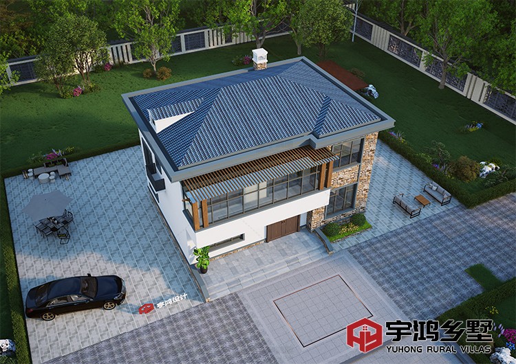 建筑效果图俯瞰