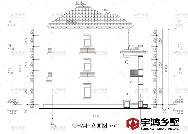 侧立面