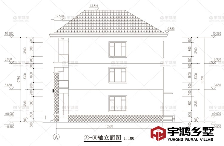 侧立面