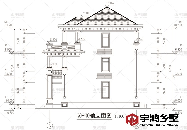 侧立面