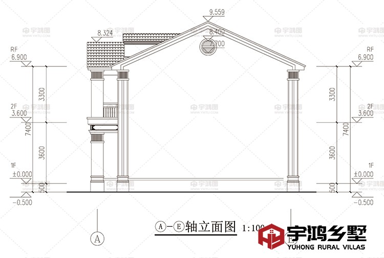 侧立面