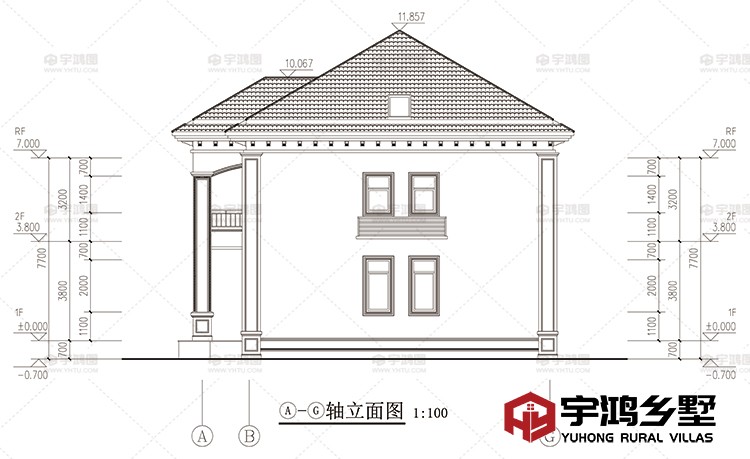 侧立面