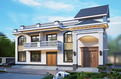 带堂屋三层新中式别墅全套图纸