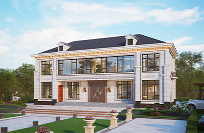 占地约167平方二层欧式别墅框架结构全套图纸