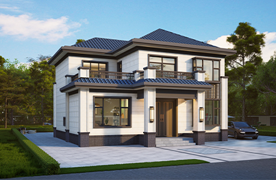 新中式风格框架结构开间仅12.06米全套图纸