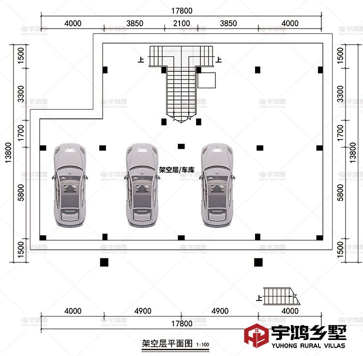 架空层：架空层/车库